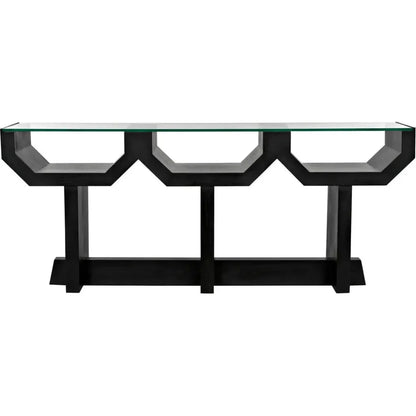 Ando Console Sofa Table - LOOMLAN - Noir - Console Tables