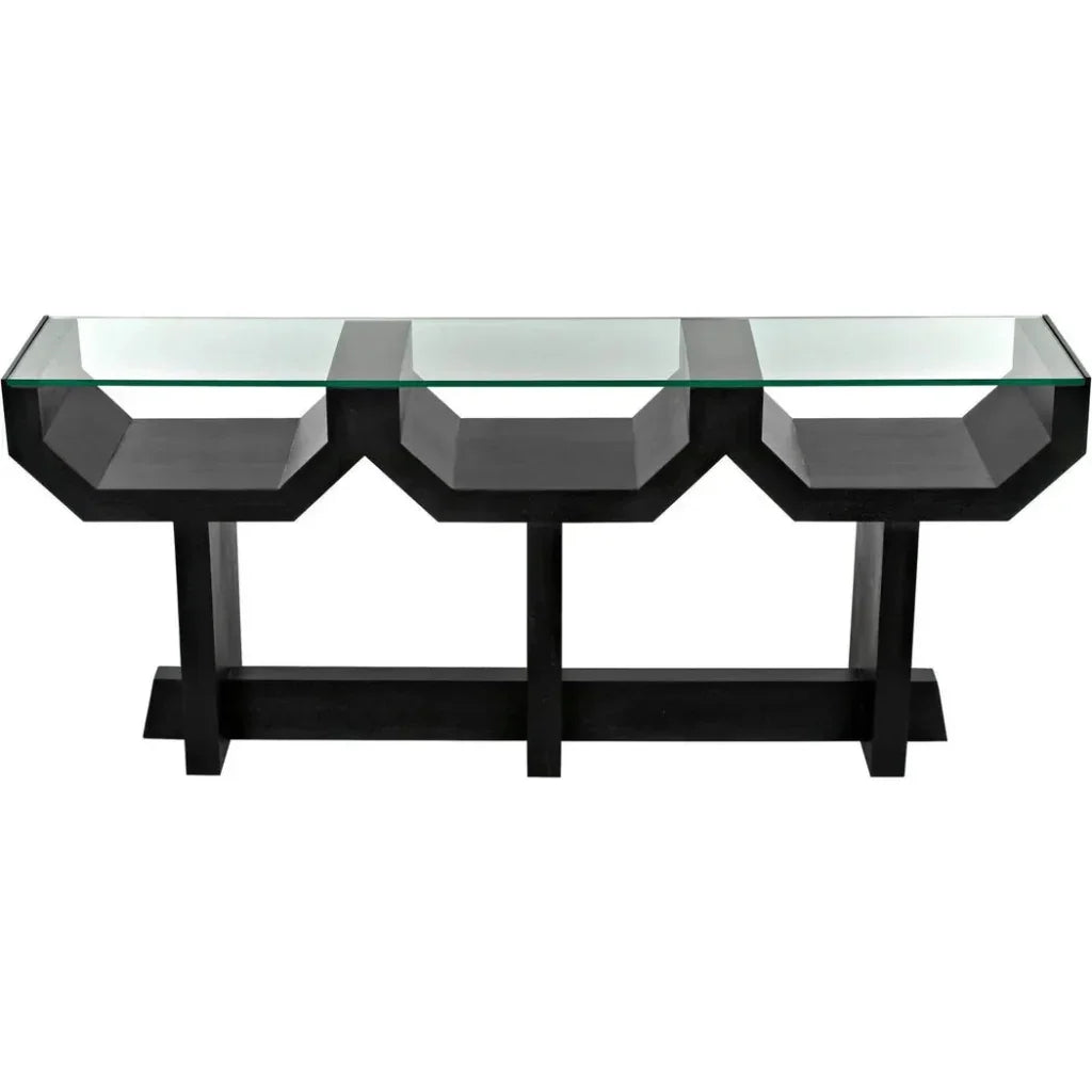 Ando Console Sofa Table - LOOMLAN - Noir - Console Tables