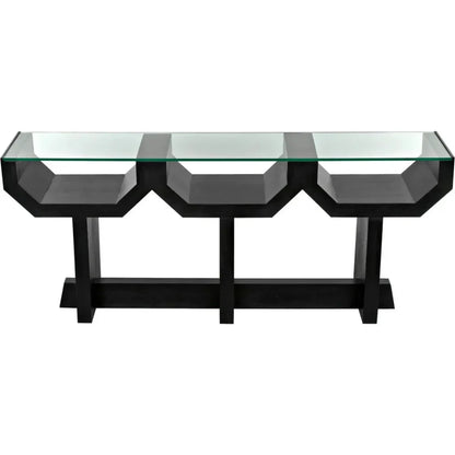 Ando Console Sofa Table - LOOMLAN - Noir - Console Tables