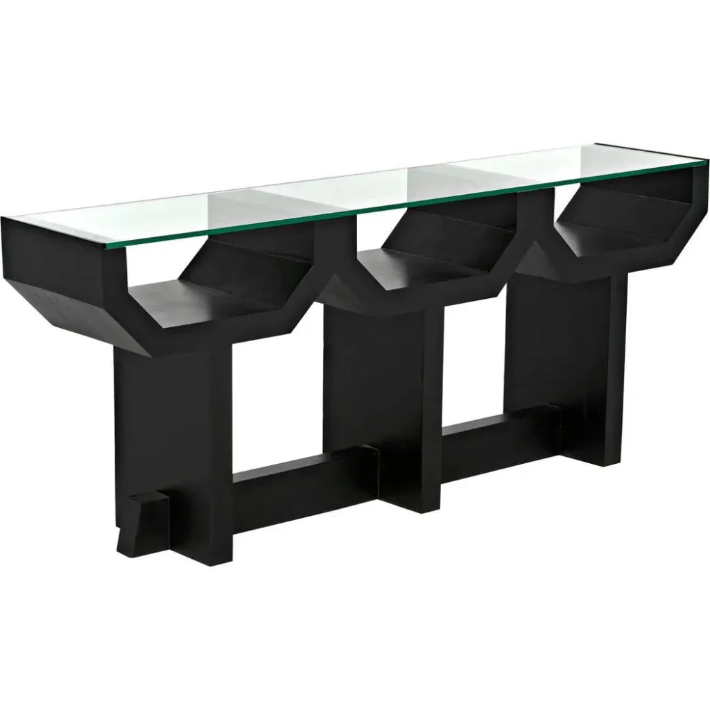 Ando Console Sofa Table - LOOMLAN - Noir - Console Tables