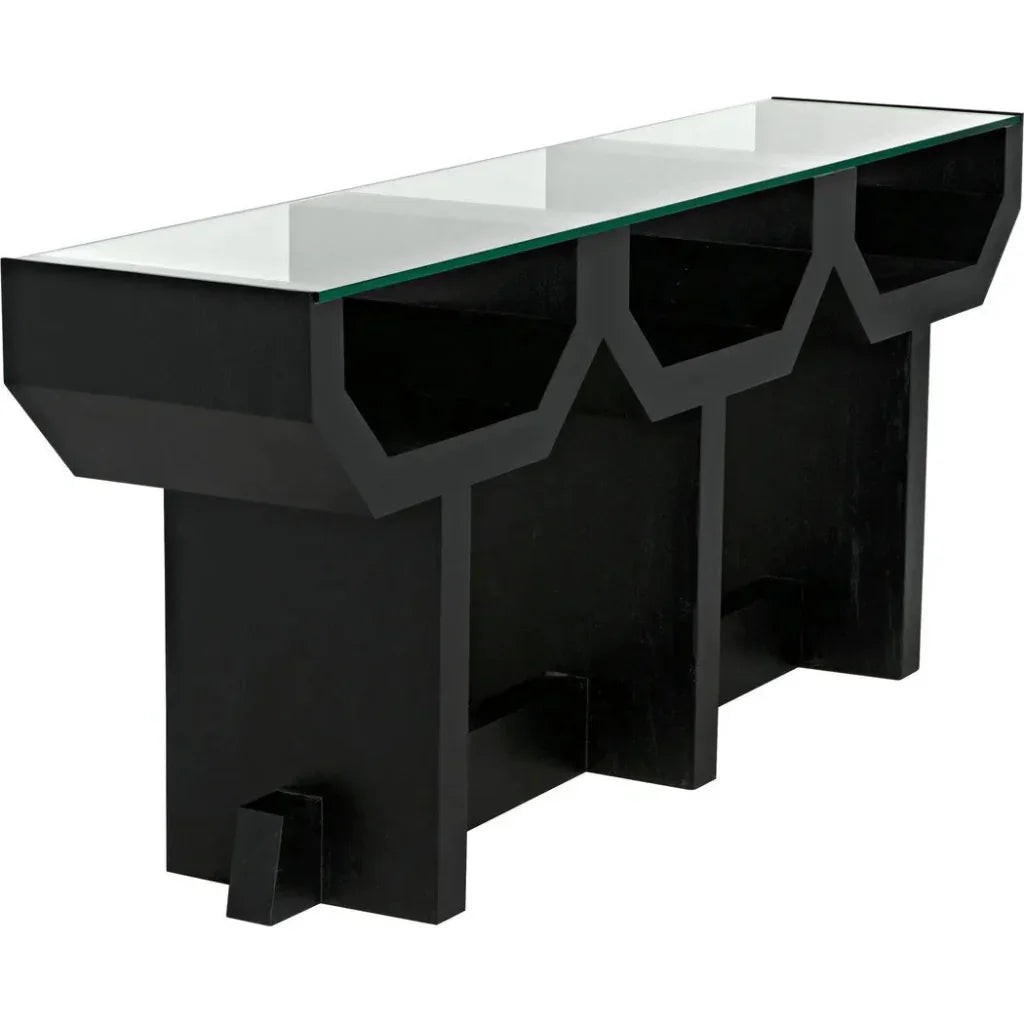 Ando Console Sofa Table - LOOMLAN - Noir - Console Tables