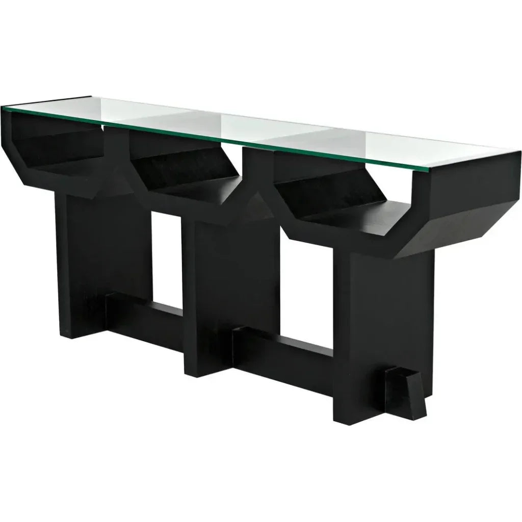 Ando Console Sofa Table - LOOMLAN - Noir - Console Tables