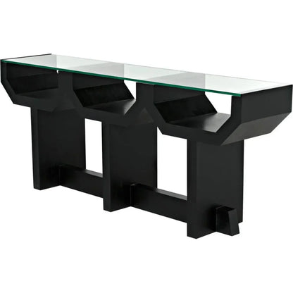 Ando Console Sofa Table - LOOMLAN - Noir - Console Tables