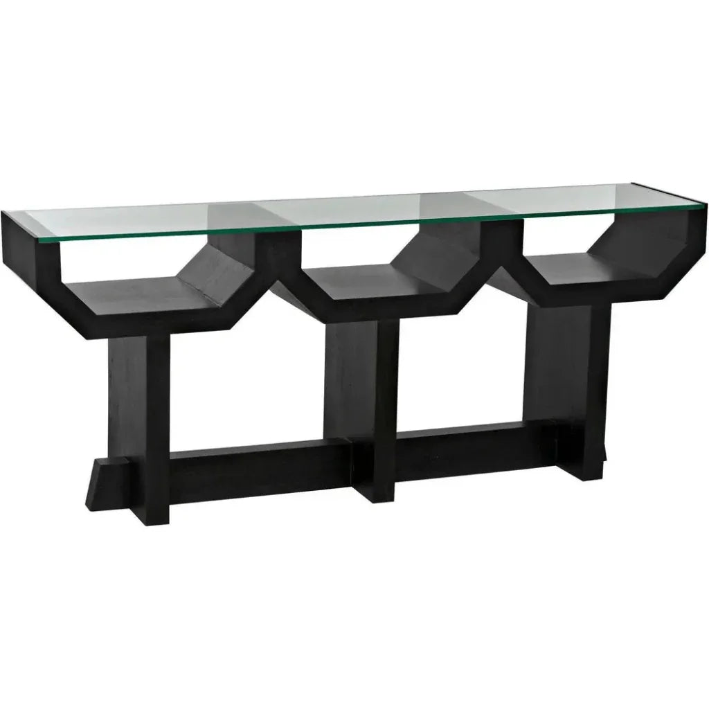 Ando Console Sofa Table - LOOMLAN - Noir - Console Tables
