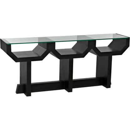 Ando Console Sofa Table - LOOMLAN - Noir - Console Tables