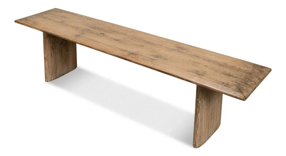 Andre Natural Wooden Bedroom Bench - LOOMLAN - Sarreid - Bedroom Benches