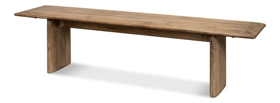 Andre Natural Wooden Bedroom Bench - LOOMLAN - Sarreid - Bedroom Benches