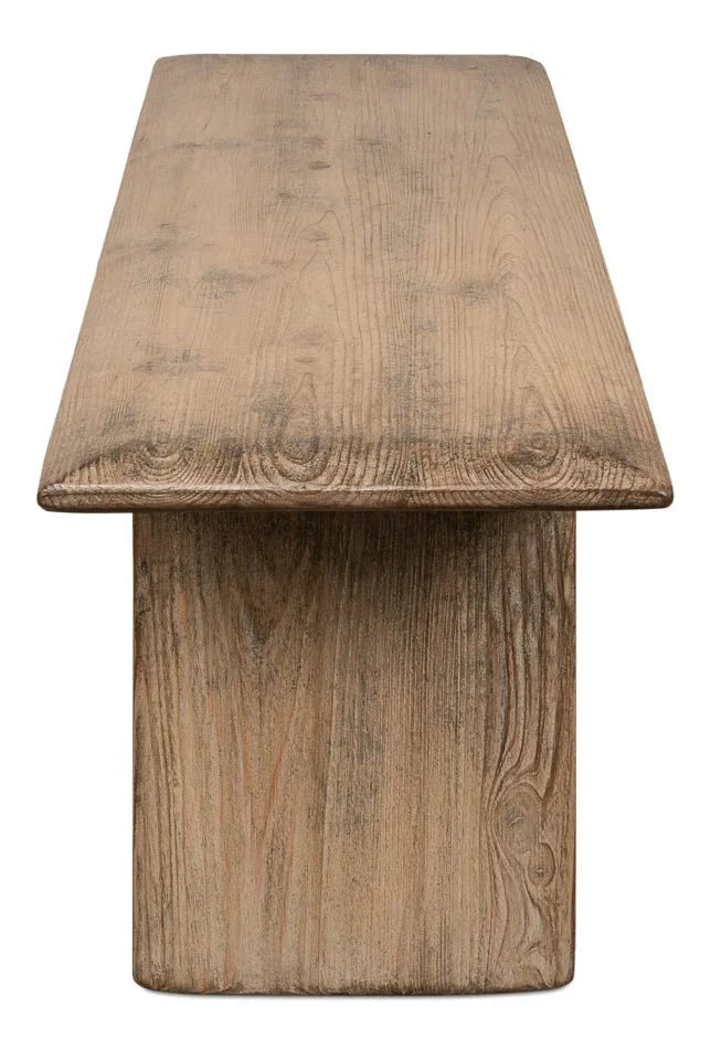 Andre Natural Wooden Bedroom Bench - LOOMLAN - Sarreid - Bedroom Benches