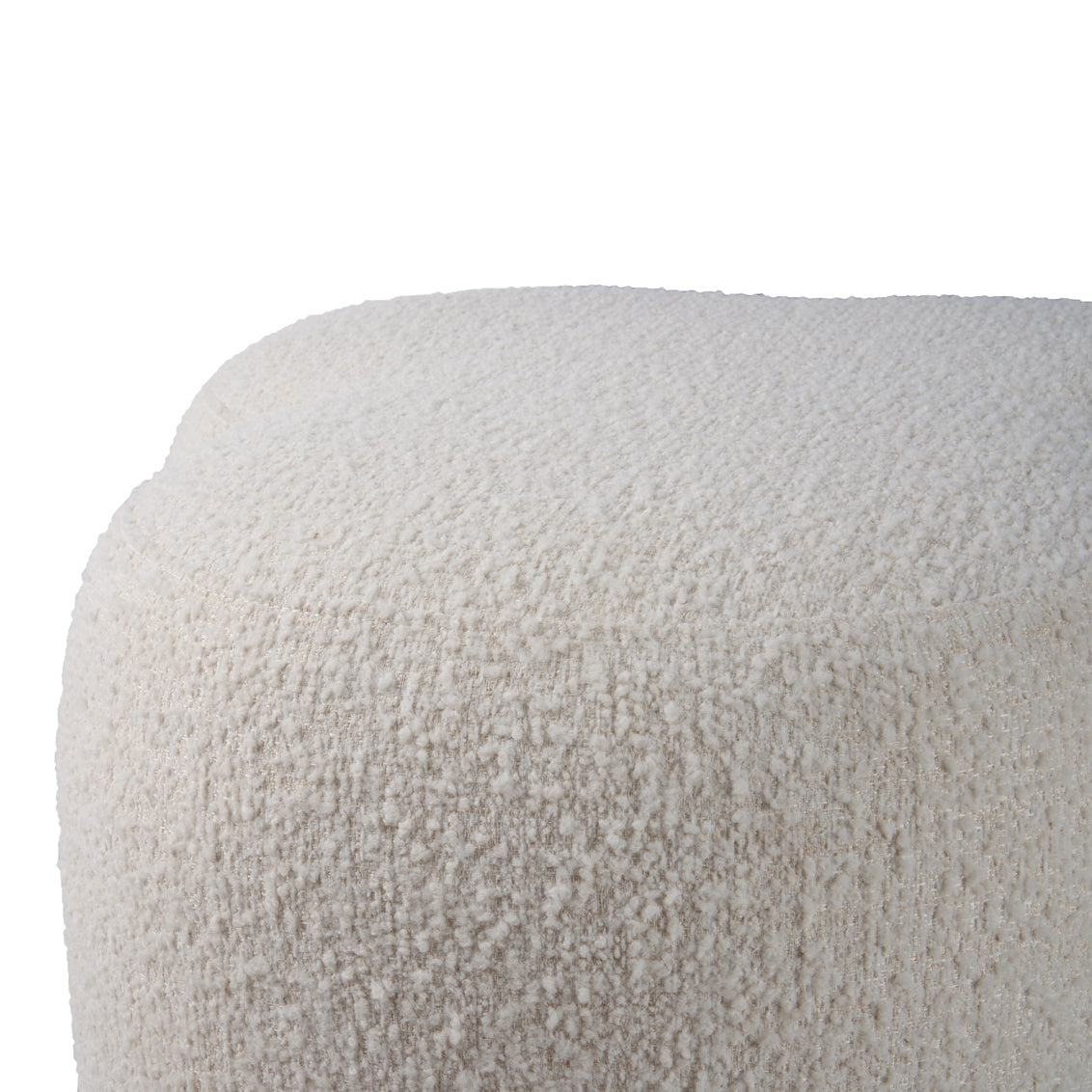 Andrea Blue Velvet Fabric Ottoman-Ottomans-Wildwood-LOOMLAN