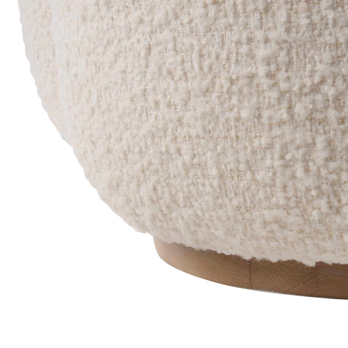 Andrea Blue Velvet Fabric Ottoman-Ottomans-Wildwood-LOOMLAN