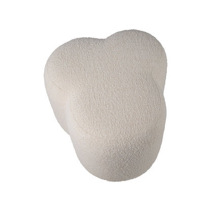 Andrea Blue Velvet Fabric Ottoman-Ottomans-Wildwood-LOOMLAN