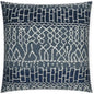 Andreozzi Indigo Blue Slate Blue Large Throw Pillow - LOOMLAN - D.V. Kap - Throw Pillows