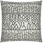 Andreozzi Tuxedo Global Black Large Throw Pillow Insert - LOOMLAN - D.V. Kap - Throw Pillows
