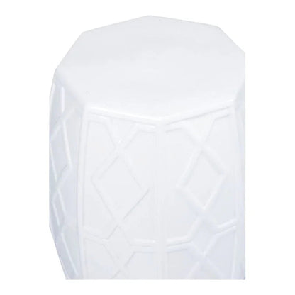 Andreu Ceramic Outdoor Garden Stool-Garden Stools-Chelsea House-LOOMLAN