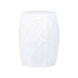 Andreu Ceramic Outdoor Garden Stool-Garden Stools-Chelsea House-White-LOOMLAN