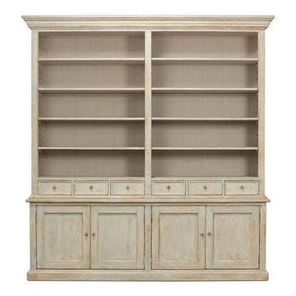 Angelique Bookcase With Cabinets and Drawers - LOOMLAN - Sarreid - Bookcases
