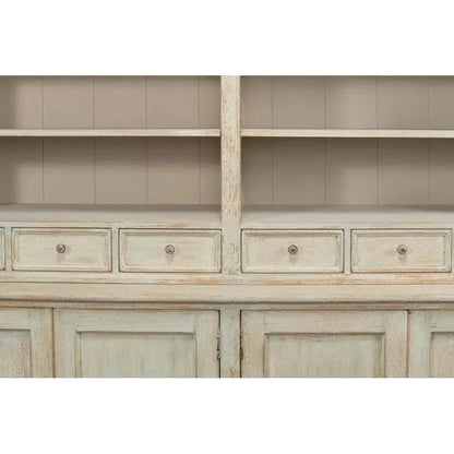 Angelique Bookcase With Cabinets and Drawers - LOOMLAN - Sarreid - Bookcases