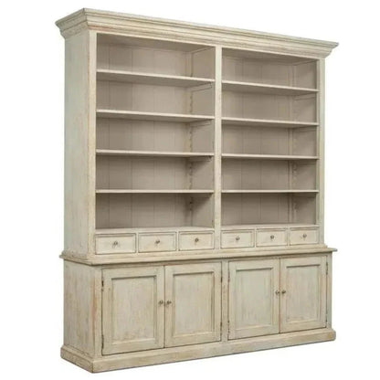 Angelique Bookcase With Cabinets and Drawers - LOOMLAN - Sarreid - Bookcases