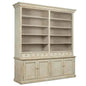 Angelique Bookcase With Cabinets and Drawers - LOOMLAN - Sarreid - Bookcases