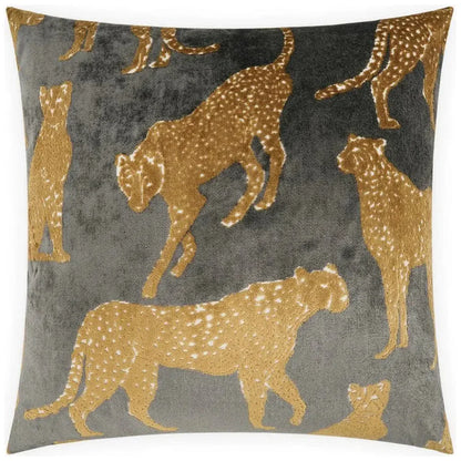 Animique Slate Grey Throw Pillow With Insert - LOOMLAN - D.V. Kap - Throw Pillows