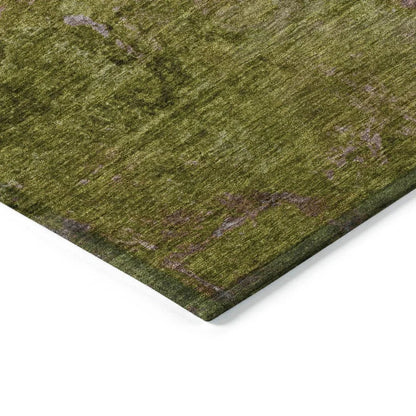 Anjari Green Washable Indoor - Outdoor Rug - LOOMLAN - LOOMLAN Rugs - Outdoor Rugs