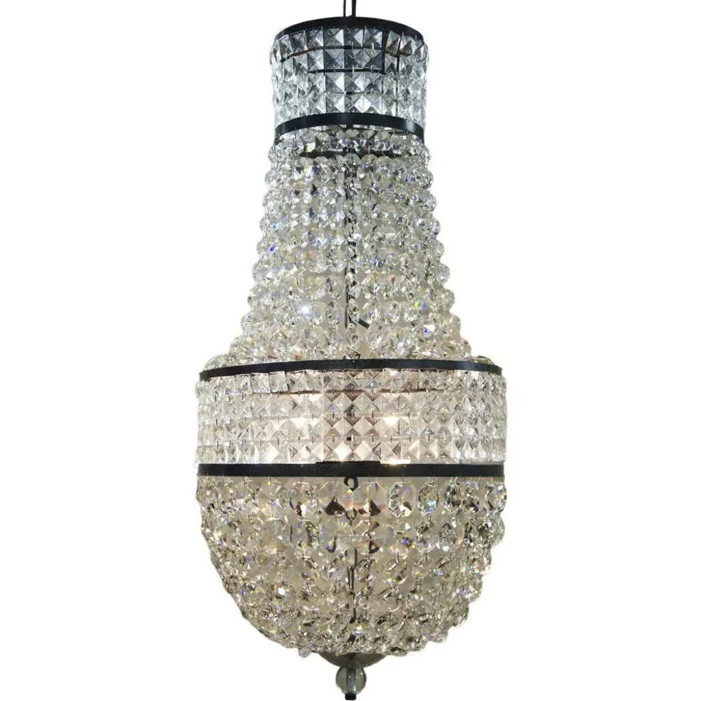Anna Black Steel Chandelier - LOOMLAN - Noir - Chandeliers
