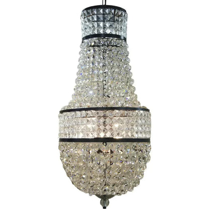 Anna Black Steel Chandelier - LOOMLAN - Noir - Chandeliers