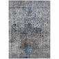 Anna Blue Washable Indoor - Outdoor Rug - LOOMLAN - LOOMLAN Rugs - Outdoor Rugs