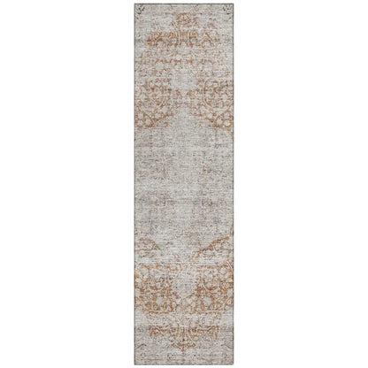 Anna Orange Washable Indoor - Outdoor Rug - LOOMLAN - LOOMLAN Rugs - Outdoor Rugs