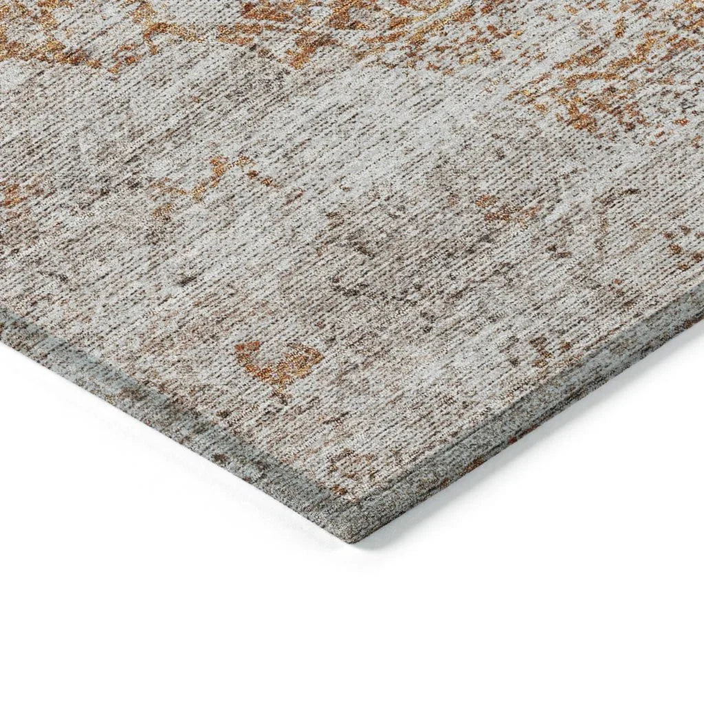 Anna Orange Washable Indoor - Outdoor Rug - LOOMLAN - LOOMLAN Rugs - Outdoor Rugs