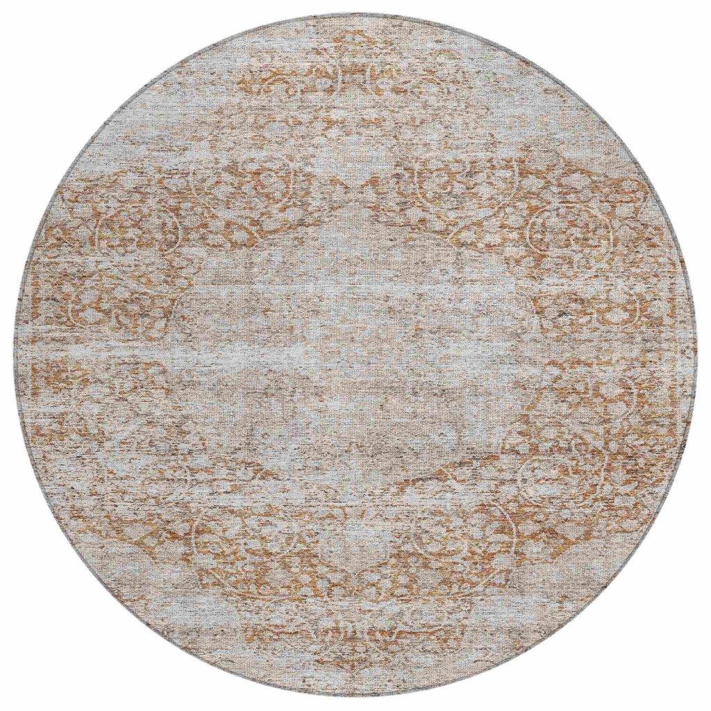 Anna Orange Washable Indoor - Outdoor Rug - LOOMLAN - LOOMLAN Rugs - Outdoor Rugs