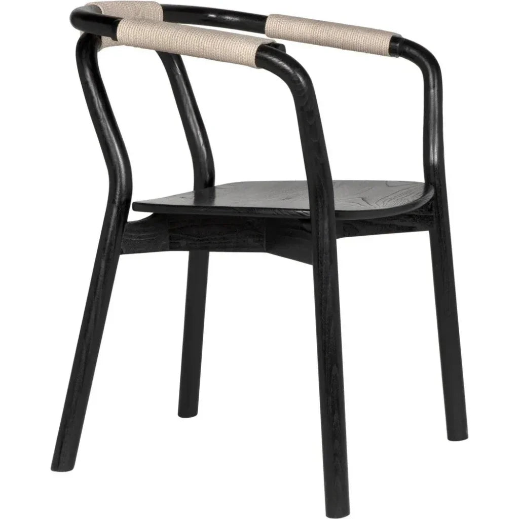 Anna Side Chair - LOOMLAN - Noir - Dining Chairs