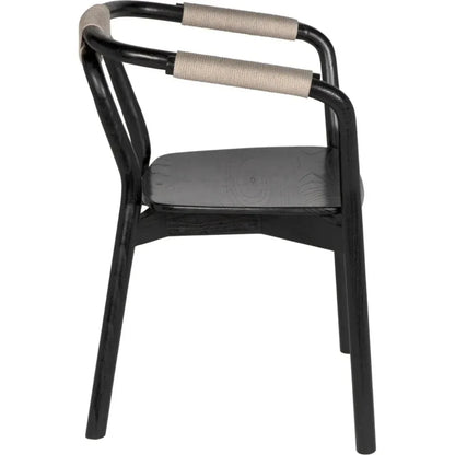 Anna Side Chair - LOOMLAN - Noir - Dining Chairs