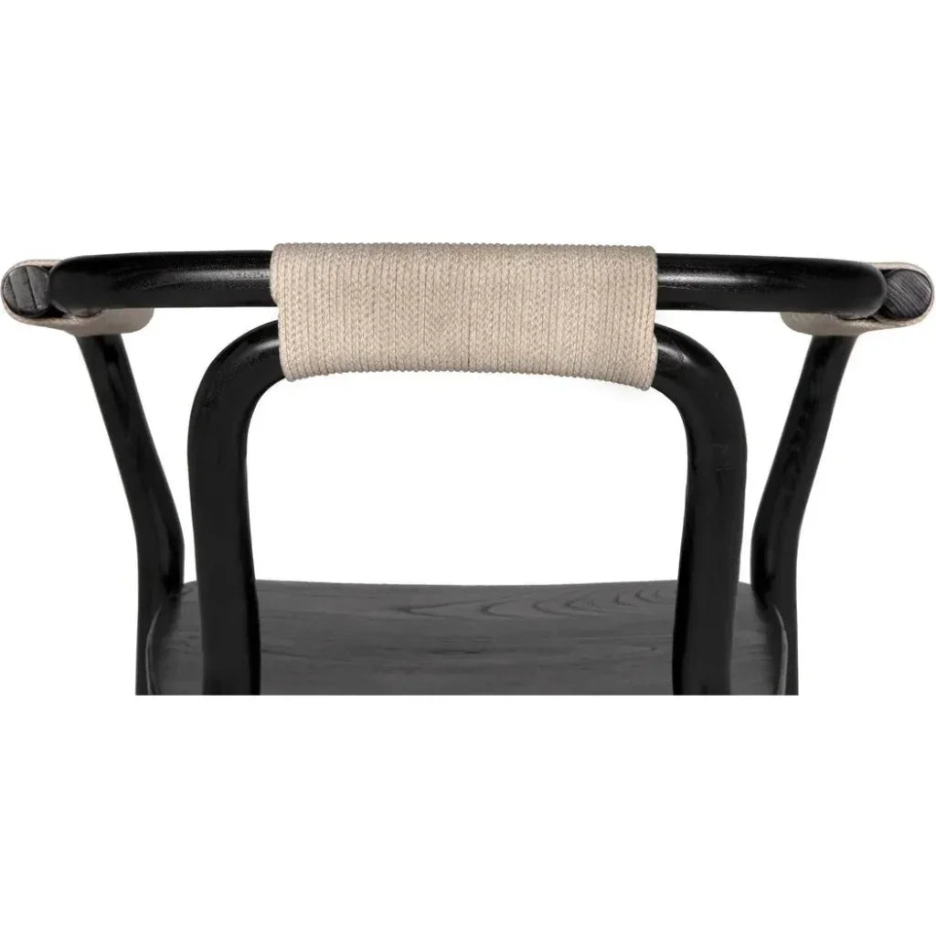 Anna Side Chair - LOOMLAN - Noir - Dining Chairs