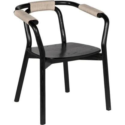 Anna Side Chair - LOOMLAN - Noir - Dining Chairs
