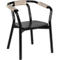 Anna Side Chair - LOOMLAN - Noir - Dining Chairs