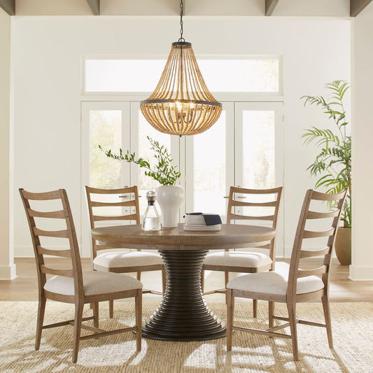 Anniversary Round Dining Set 5PC-Dining Table Sets-Panama Jack-LOOMLAN