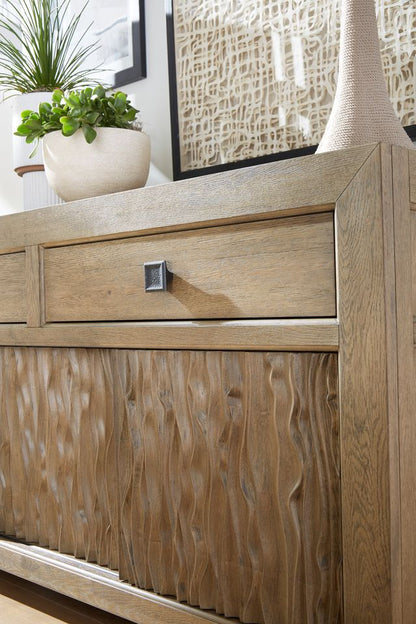 Anniversary Two Drawers Wood Sideboard