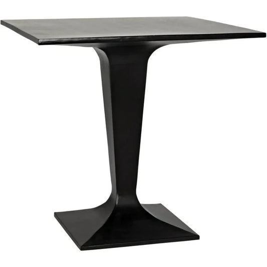 Anoil Bistro Table, Black Steel - LOOMLAN - Noir - Side Tables