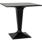 Anoil Bistro Table, Black Steel - LOOMLAN - Noir - Side Tables