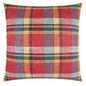 Ansel Red Throw Pillow
