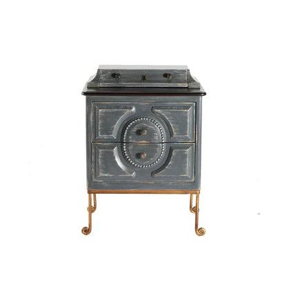 Ansel Two Drawer Wood Nightstand - LOOMLAN - Peninsula Home - Nightstands