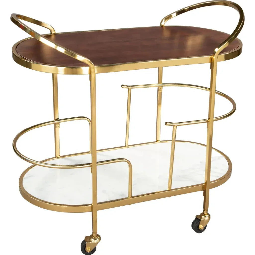 Antalya Bar Cart Multicolor-Home Bar Carts-Zuo Modern-LOOMLAN