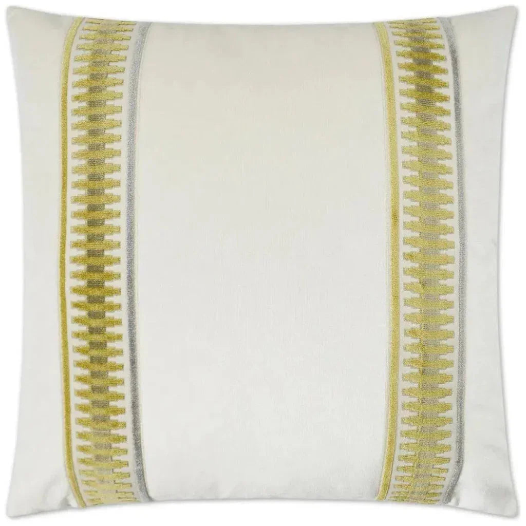 Antibes Yellow Throw Pillow With Insert - LOOMLAN - D.V. Kap - Throw Pillows