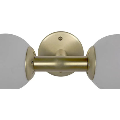 Antiope Metal & Glass Sconce Antique Brass - LOOMLAN - Noir - Wall Sconces