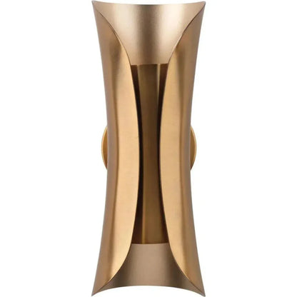 Antique Brass Gold Capsule Sconce - LOOMLAN - Jamie Young - Wall Sconces