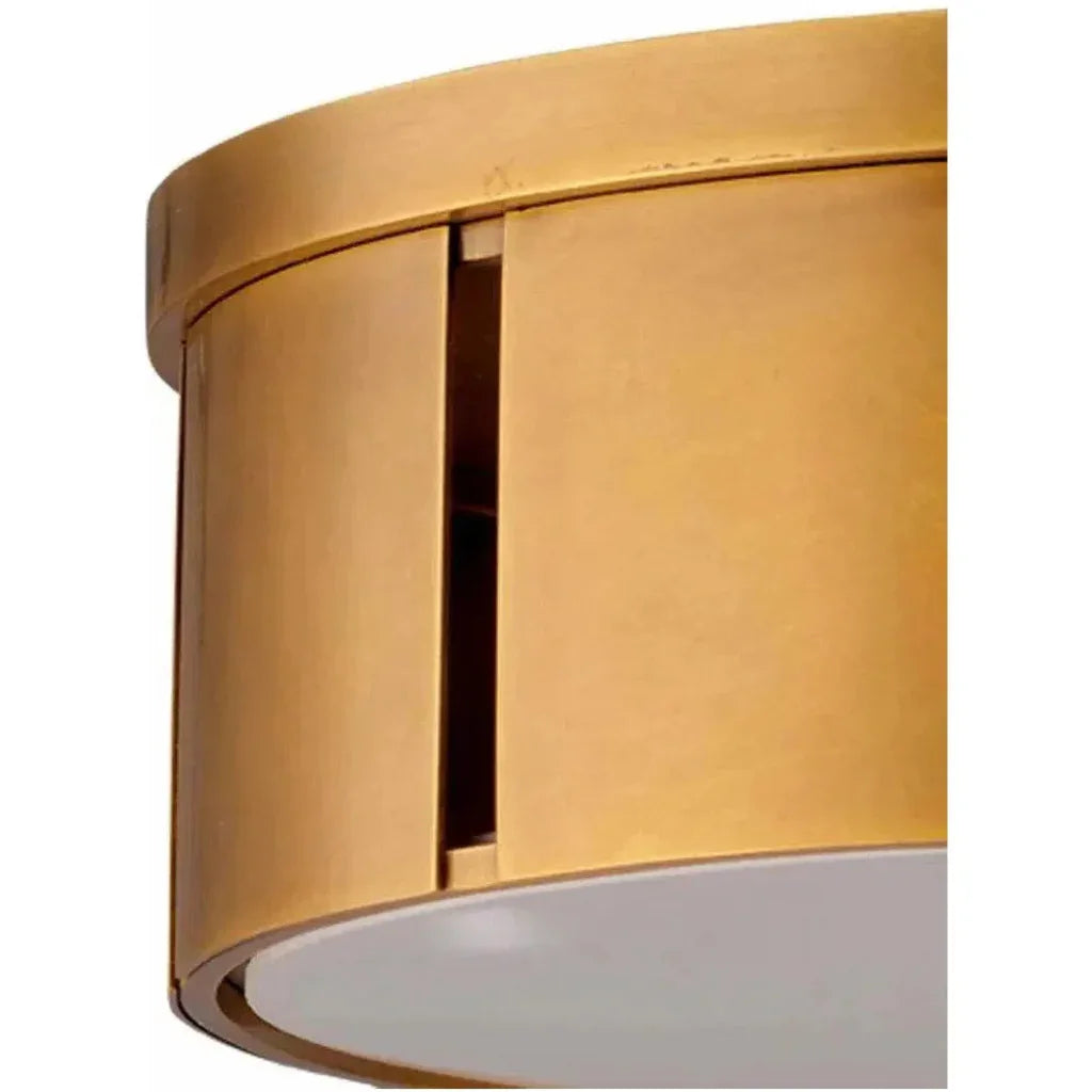 Antique Brass Small Orbit Flush Mount Ceiling Light-Flush Mounts-Jamie Young-LOOMLAN