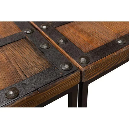 Antique Door Coffee Table Extra Large Reclaimed Wood - LOOMLAN - Sarreid - Coffee Tables
