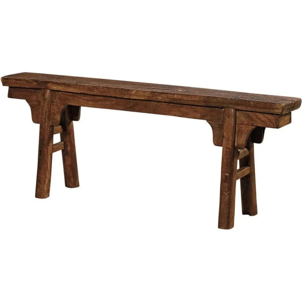 Antique Peasant Bench - LOOMLAN - Furniture Classics - Bedroom Benches