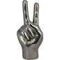 Antique Silver Hand Signs Sculpture